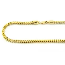 Solid 10K Yellow Gold Franco Chain 26-40in., 3.5mm