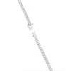 14K White Gold Princess Cut Diamond Tennis Bracelet For Women 4.83ct