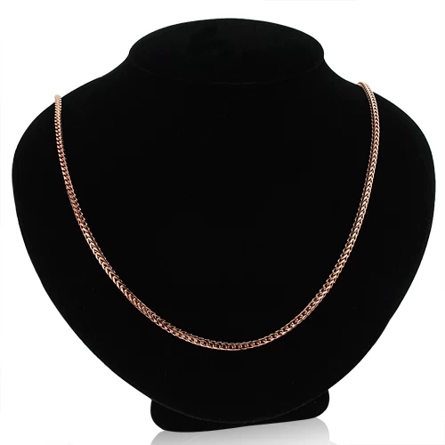 14K Rose Gold Franco Chain 2.5mm 24-30in - Image 3