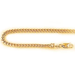 Solid 14K Yellow Gold Franco Chain 3mm 24-40in