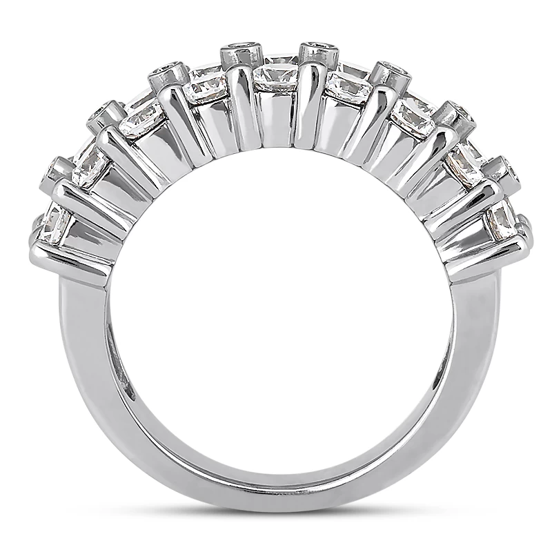18K White Gold Men's Diamond Ring 2.74ct - Image 9