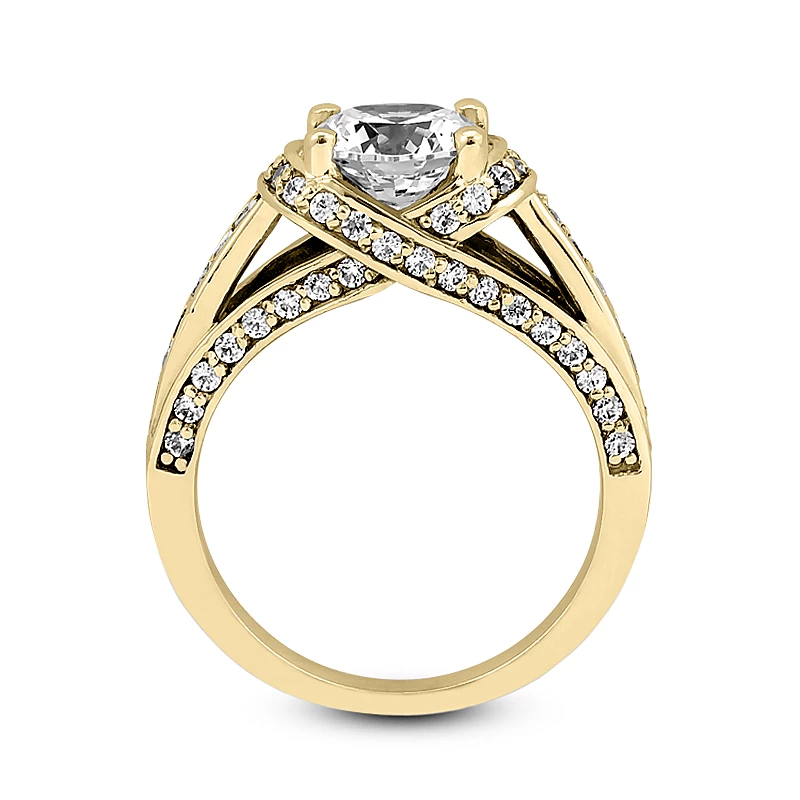 18K White Gold Round Diamond Engagement Ring 1.16ct - Image 8