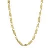 14K Yellow Gold Diamond Chain Necklace 7.08ct