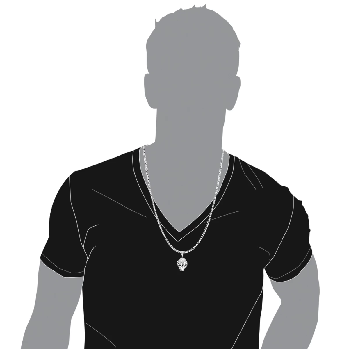 Gold The World Is Mine Diamond Pendant For Men Dragon Claw Holding A Ball - Image 5