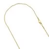 Hollow 10K Yellow Gold Rope Chain For Men & Women Sparkle 2mm Wide