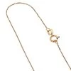 Solid 14K Rose Gold Box Chain For Women 0.6mm Wide By LUXURMAN
