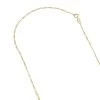 LUXURMAN Solid 14K Yellow Gold Figaro Chain For Men & Women 1.9mm Wide