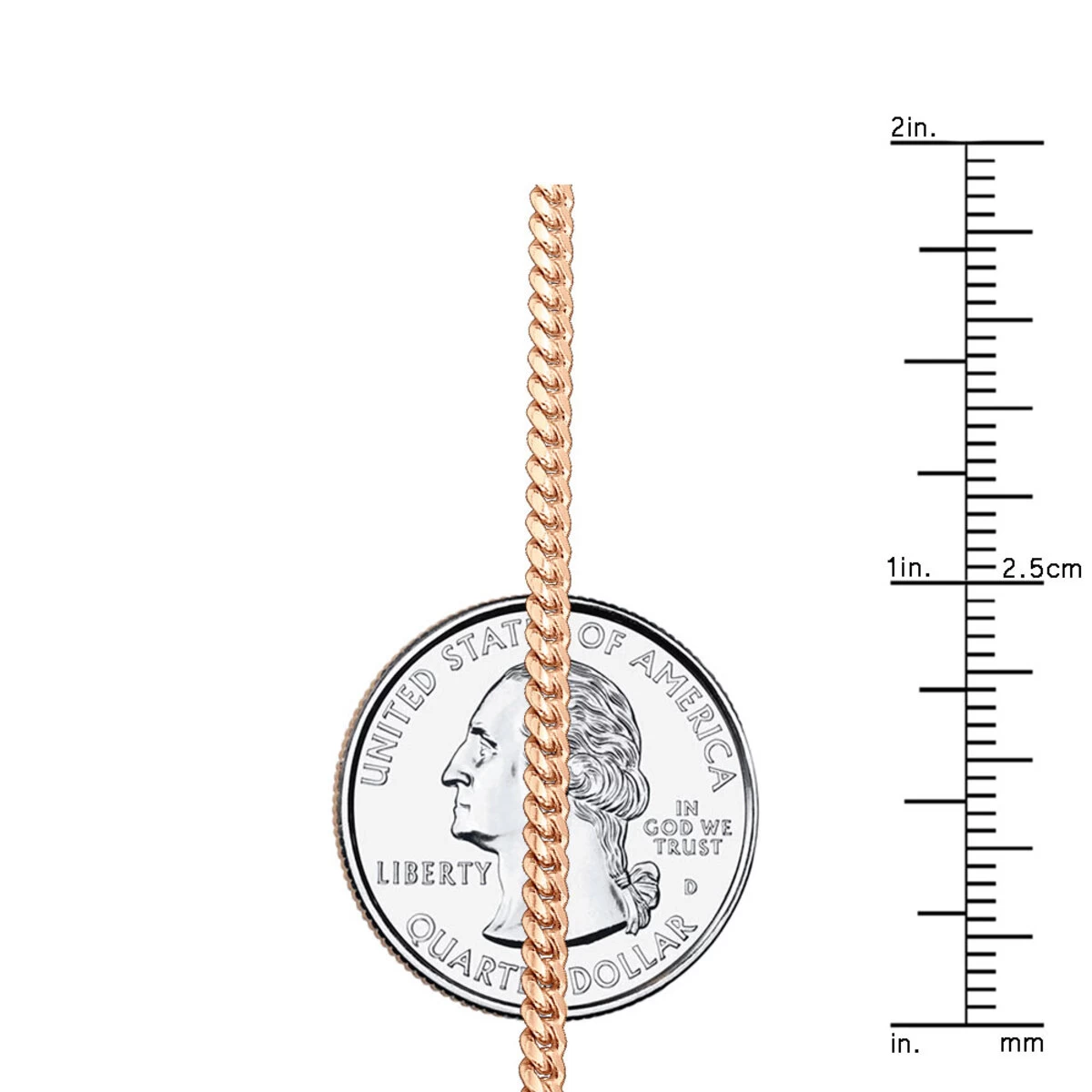 Miami 14K Yellow Gold Cuban Link Curb Chain For Men 2.5mm 22-40in - Image 9