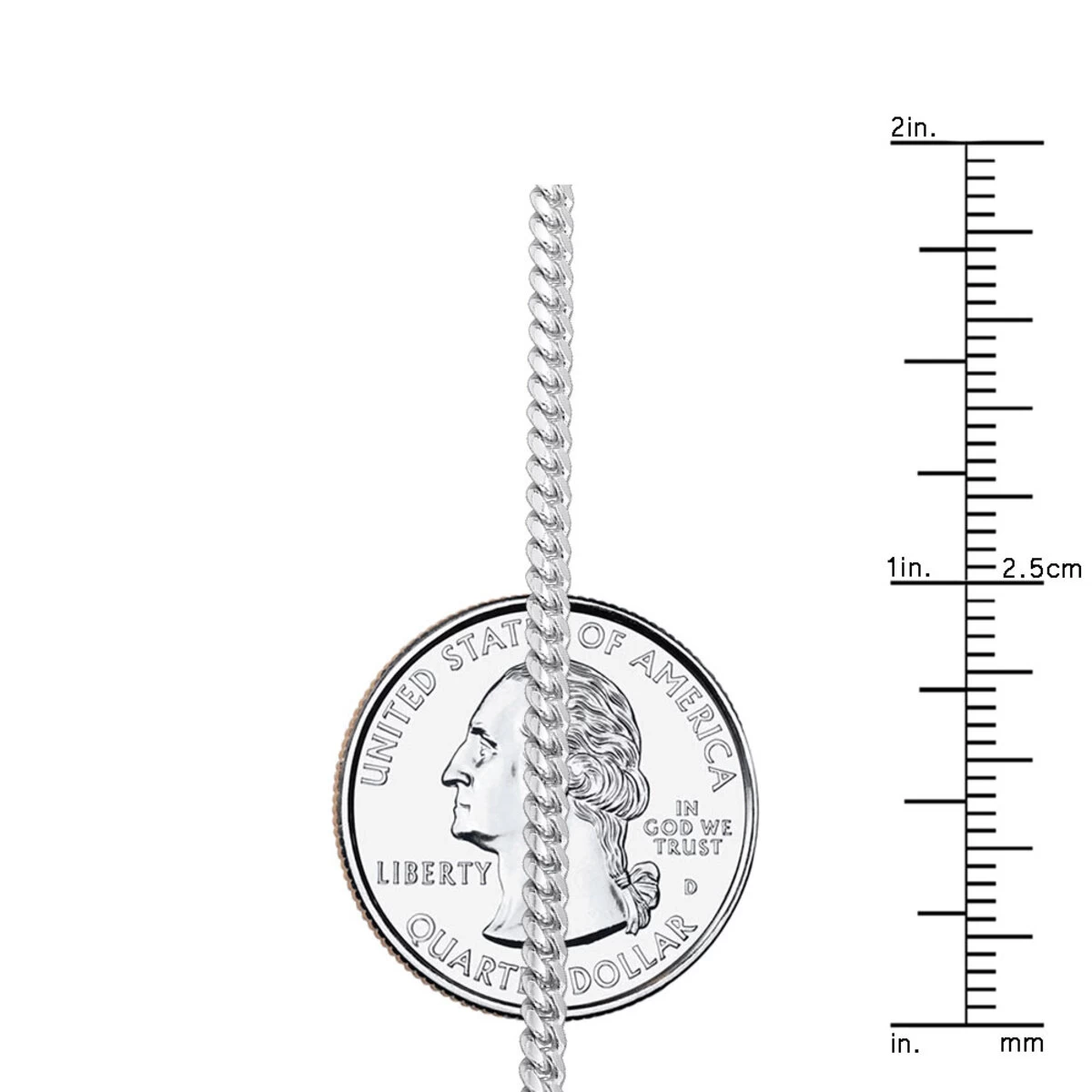 Miami 14K Yellow Gold Cuban Link Curb Chain For Men 2.5mm 22-40in - Image 7