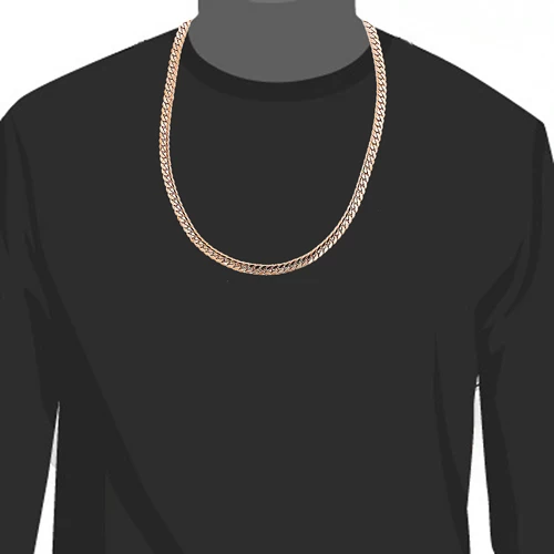 14K Rose Gold Miami Cuban Link Curb Chain 9.5mm 22-40in - Image 3